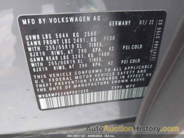 VOLKSWAGEN ID.4 PRO, WVGRMPE24NP061036