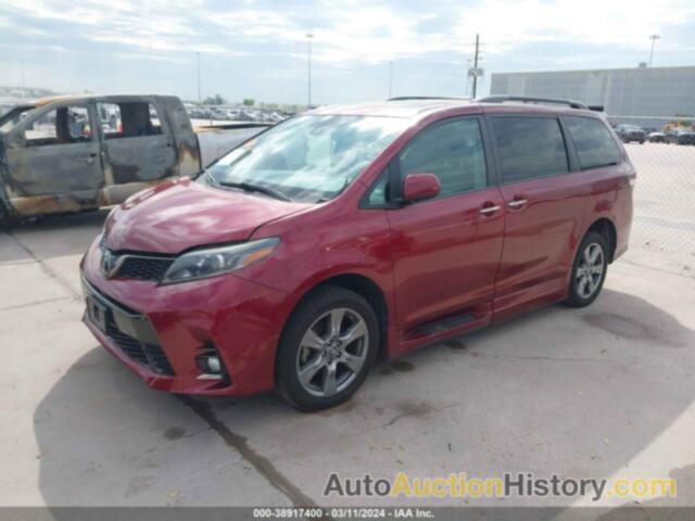 TOYOTA SIENNA SE 8 PASSENGER, 5TDXZ3DC8JS922072