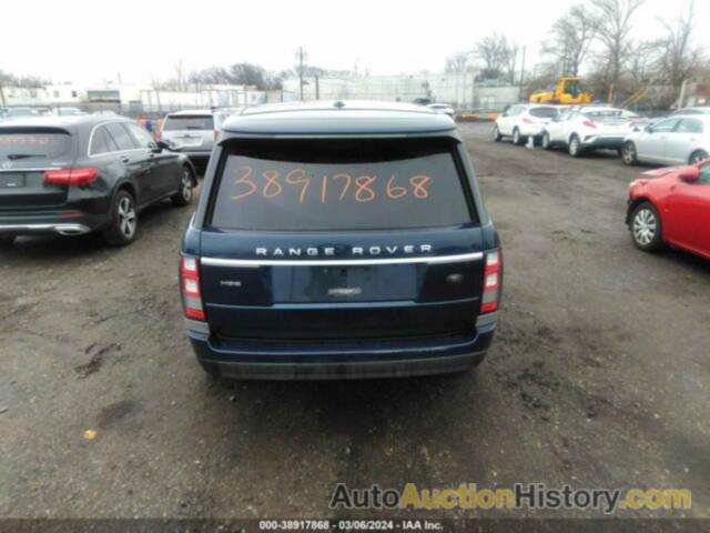 LAND ROVER RANGE ROVER HSE, SALGS2DF6DA105511