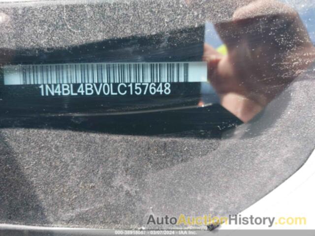 NISSAN ALTIMA S FWD, 1N4BL4BV0LC157648