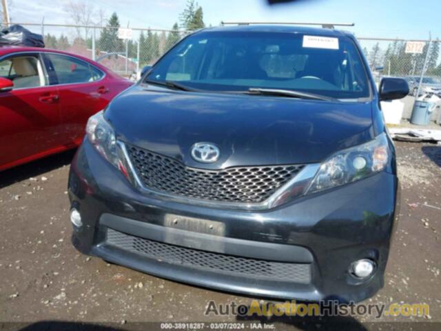 TOYOTA SIENNA SE 8 PASSENGER, 5TDXK3DC9CS239062