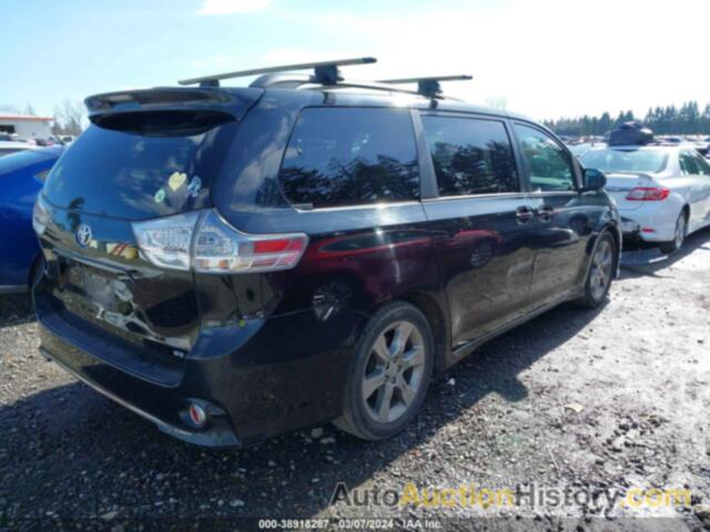 TOYOTA SIENNA SE 8 PASSENGER, 5TDXK3DC9CS239062