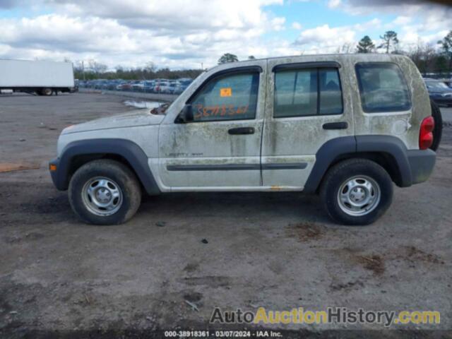 JEEP LIBERTY SPORT, 1J4GL48K42W314103