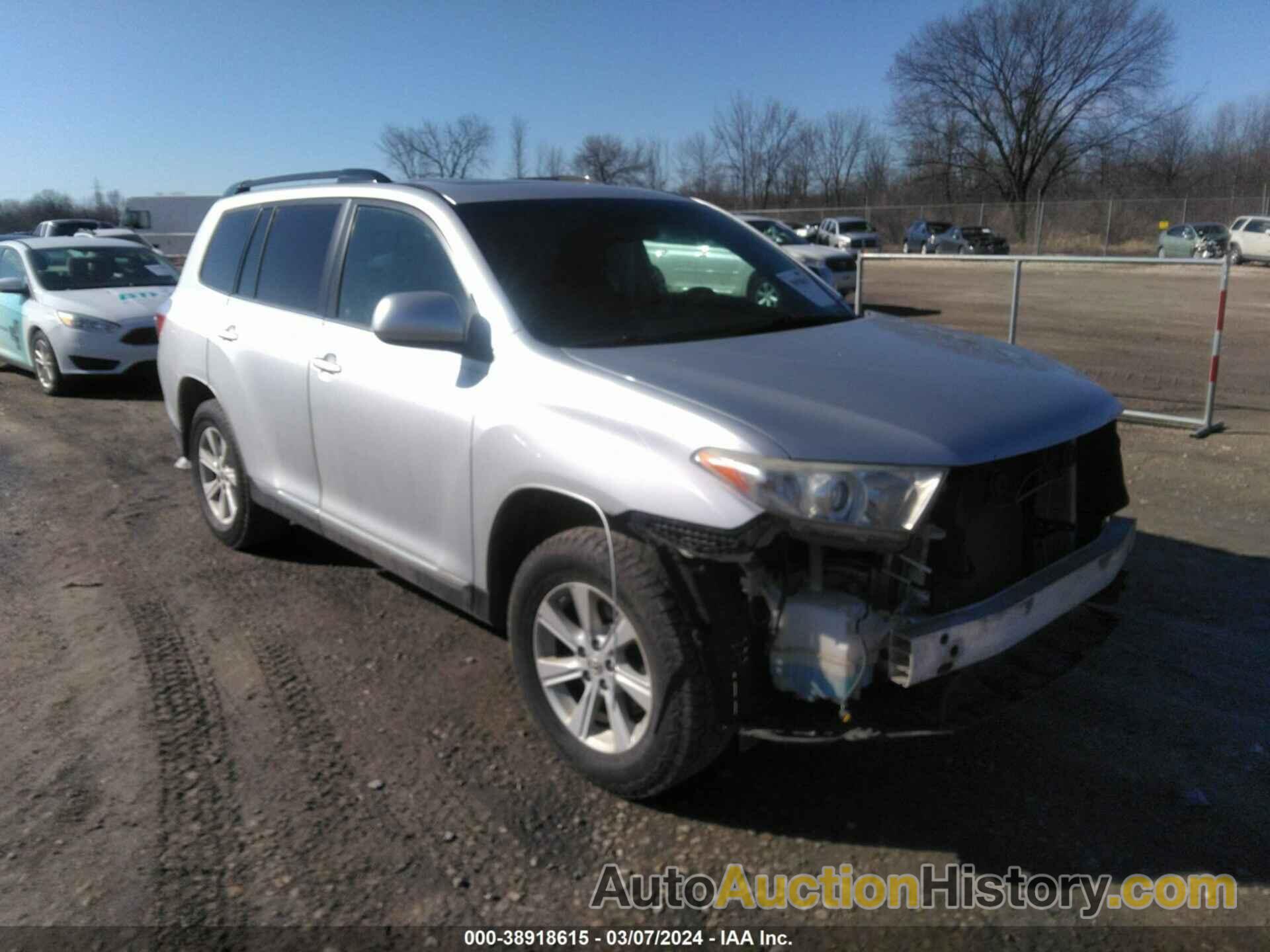 TOYOTA HIGHLANDER SE V6, 5TDBK3EH6DS255466