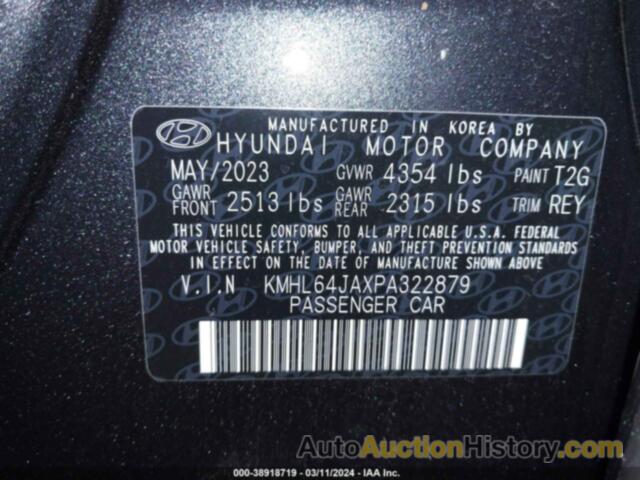 HYUNDAI SONATA SEL, KMHL64JAXPA322879