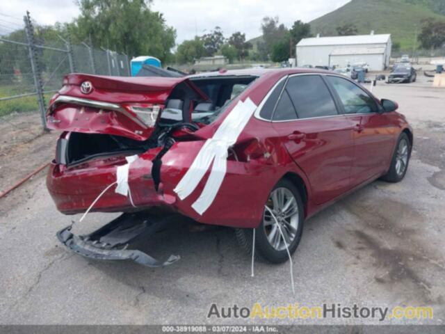 TOYOTA CAMRY LE/XLE/SE/XSE, 4T1BF1FK4GU613310