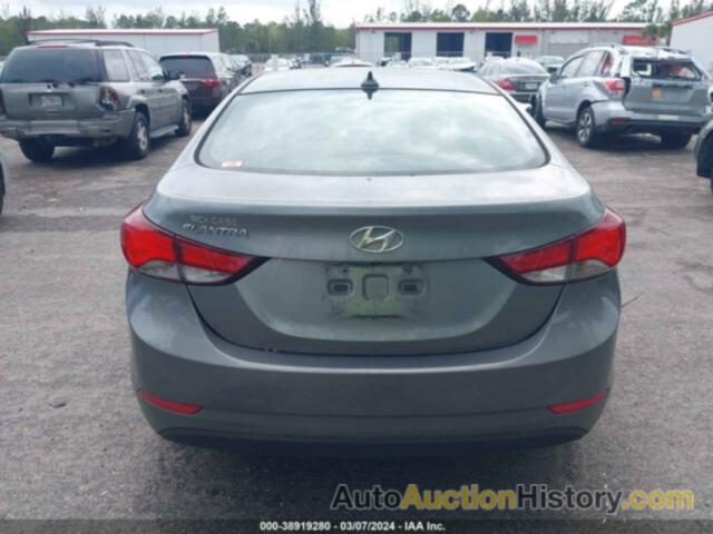 HYUNDAI ELANTRA SE/SPORT/LIMITED, KMHDH4AEXGU645412