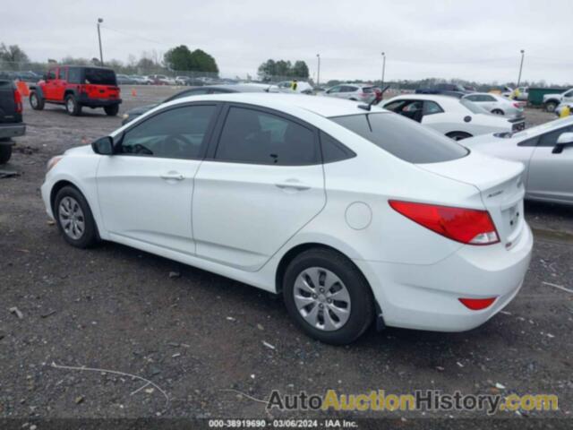 HYUNDAI ACCENT SE, KMHCT4AE3GU948784