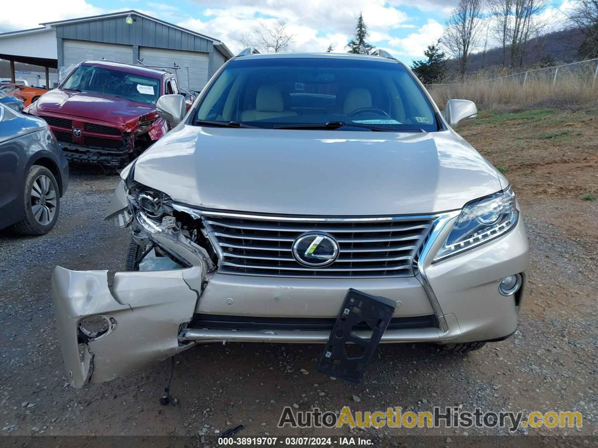 LEXUS RX 350, 2T2BK1BA3DC210436