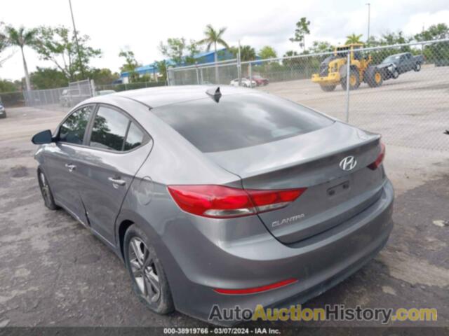 HYUNDAI ELANTRA SEL, 5NPD84LF0JH373657