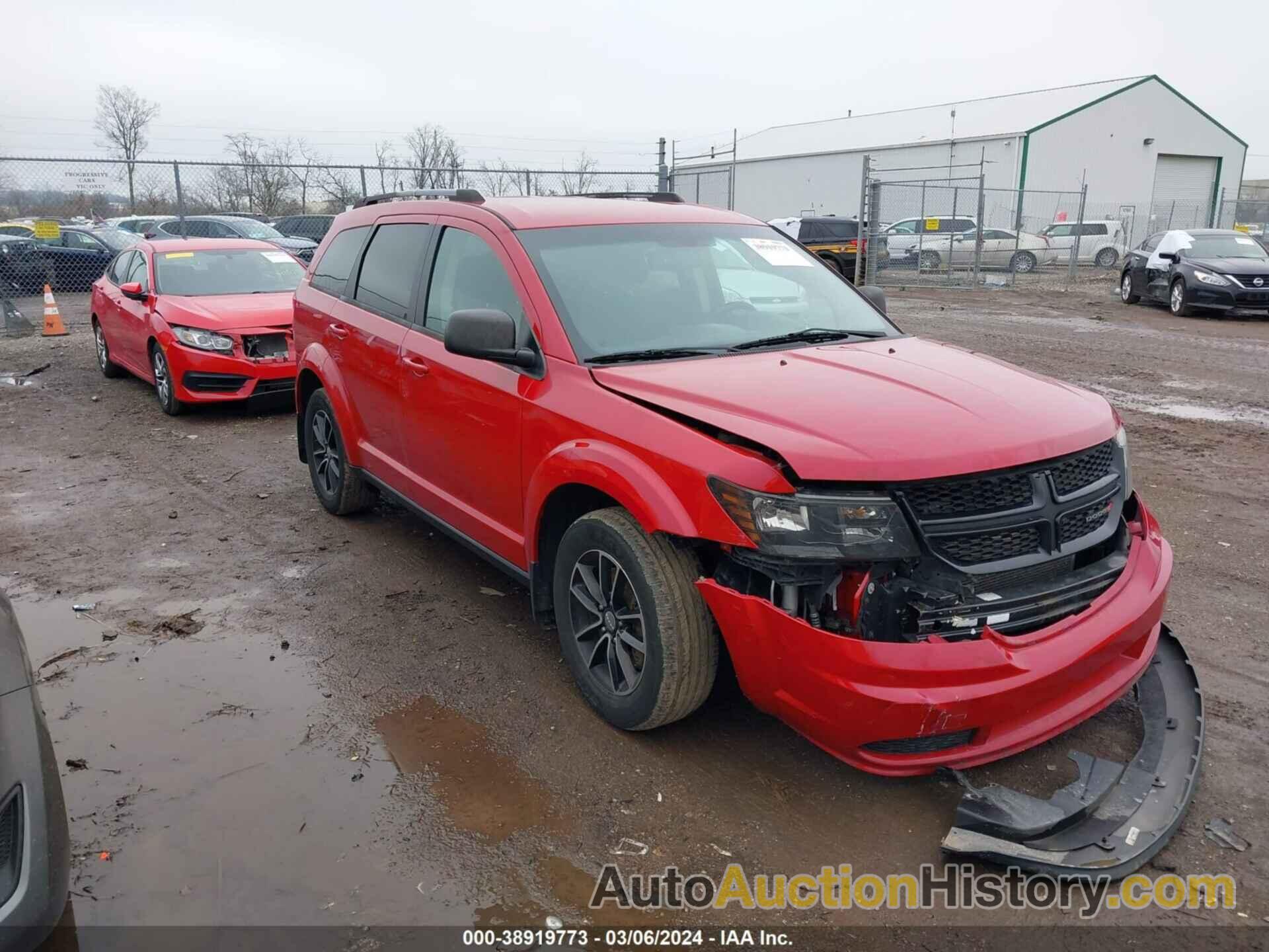 DODGE JOURNEY SE, 3C4PDCAB5HT581398