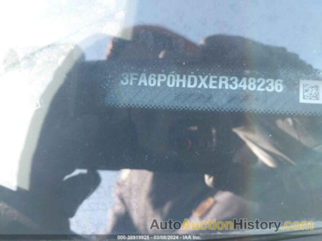 FORD FUSION SE, 3FA6P0HDXER348236