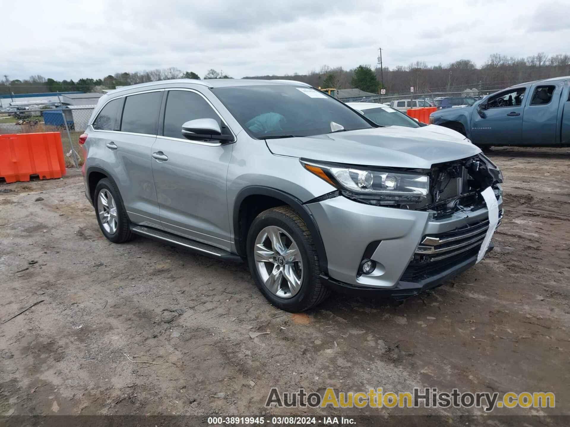 TOYOTA HIGHLANDER LIMITED, 5TDYZRFH5JS267093