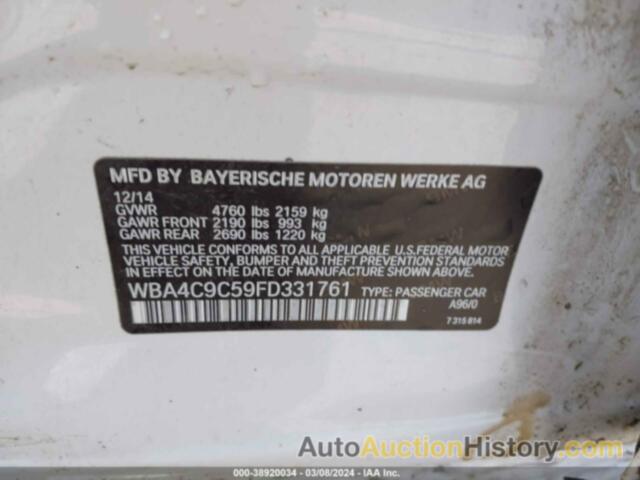 BMW 428 GRAN COUPE XDRIVE, WBA4C9C59FD331761