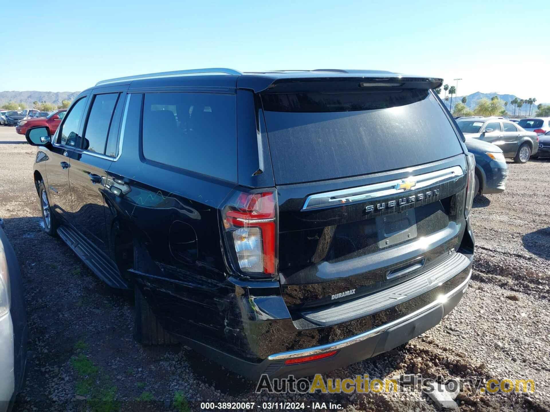 CHEVROLET SUBURBAN 4WD LT, 1GNSKCKT0MR362723