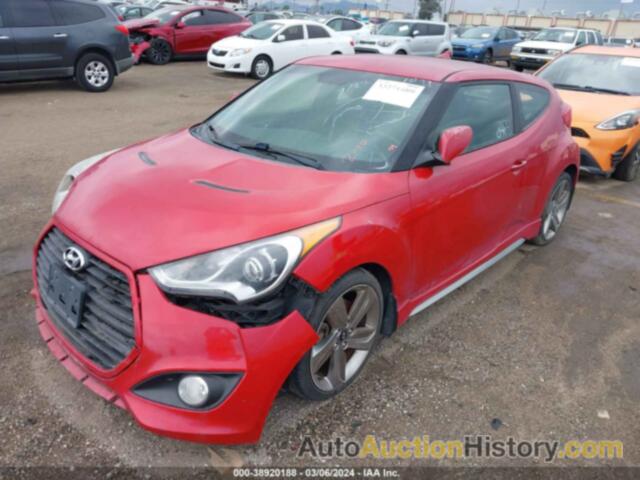 HYUNDAI VELOSTER TURBO W/BLACK, KMHTC6AE7DU171503