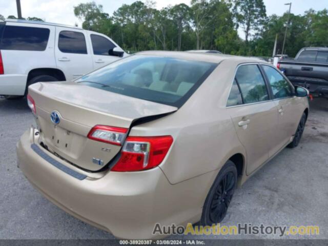 TOYOTA CAMRY HYBRID LE, 4T1BD1FK3CU001812