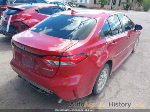 TOYOTA COROLLA HYBRID LE, JTDEBRBE7LJ018703