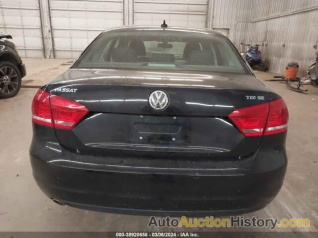 VOLKSWAGEN PASSAT 2.0L TDI SE, 1VWBV7A36FC094160