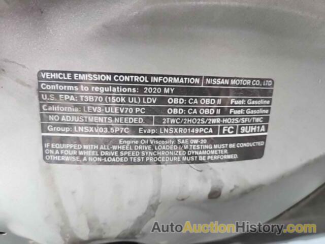 NISSAN MURANO S, 5N1AZ2AS3LN172256