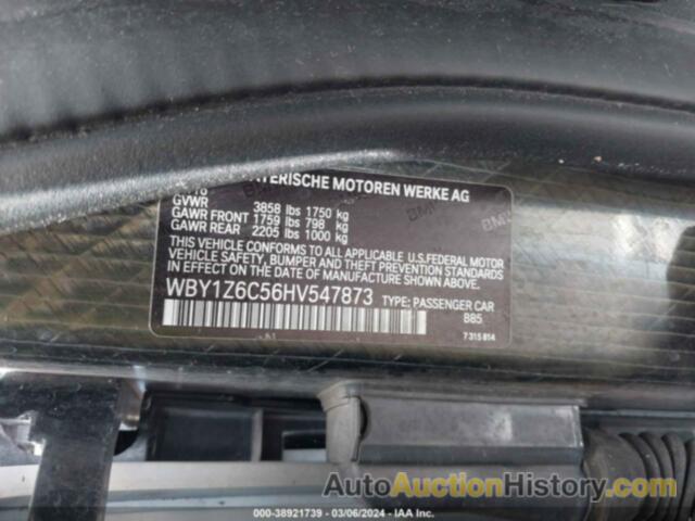 BMW I3 94 AH, WBY1Z6C56HV547873