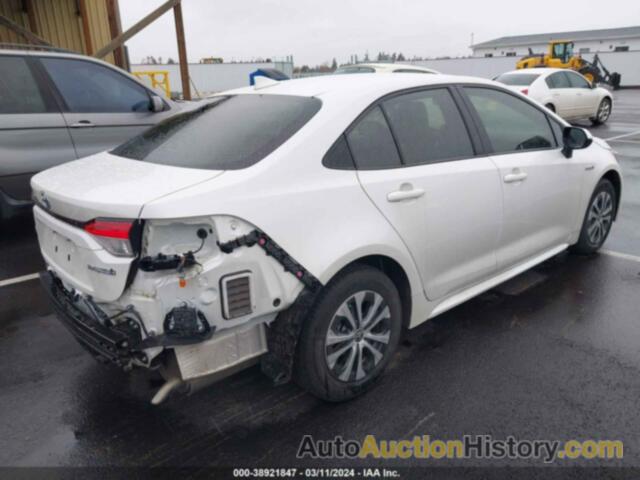 TOYOTA COROLLA HYBRID LE, JTDEAMDE0MJ002881