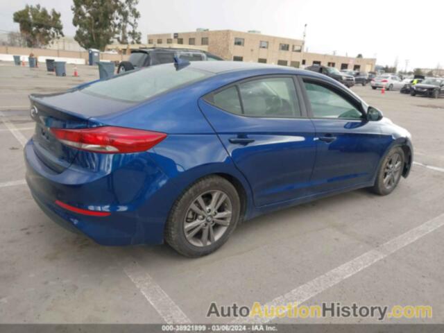 HYUNDAI ELANTRA SEL, 5NPD84LF8JH346786