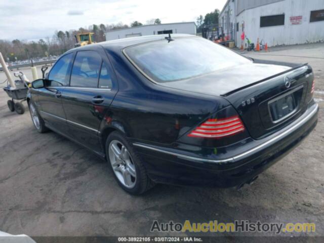 MERCEDES-BENZ S 55 AMG, WDBNG74J93A325661