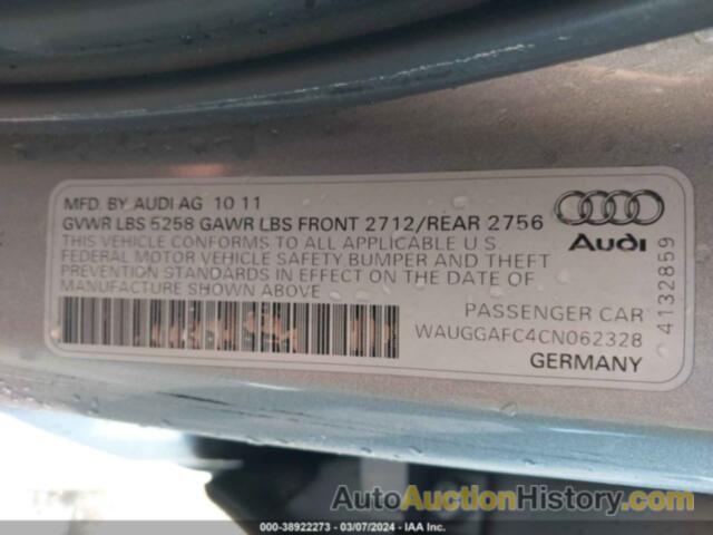 AUDI A6 3.0 PREMIUM, WAUGGAFC4CN062328