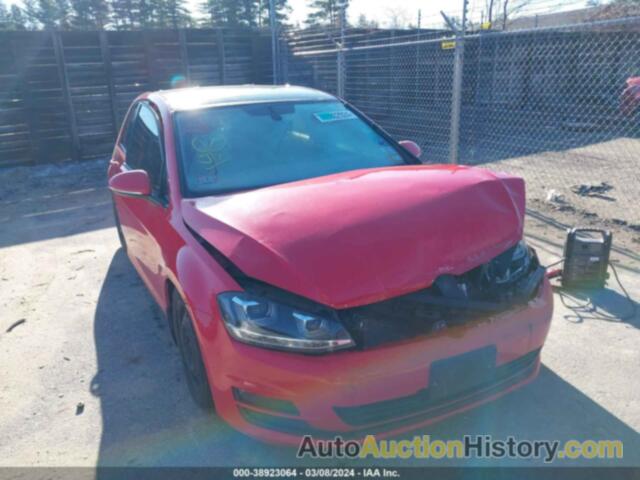 VOLKSWAGEN GOLF TDI SE 4-DOOR, 3VWRA7AU7FM046099