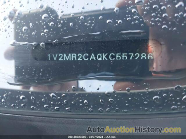 VOLKSWAGEN ATLAS 3.6L V6 SEL, 1V2MR2CA0KC557286