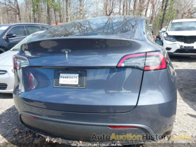 TESLA MODEL Y AWD/LONG RANGE DUAL MOTOR ALL-WHEEL DRIVE, 7SAYGDEE4PA115061