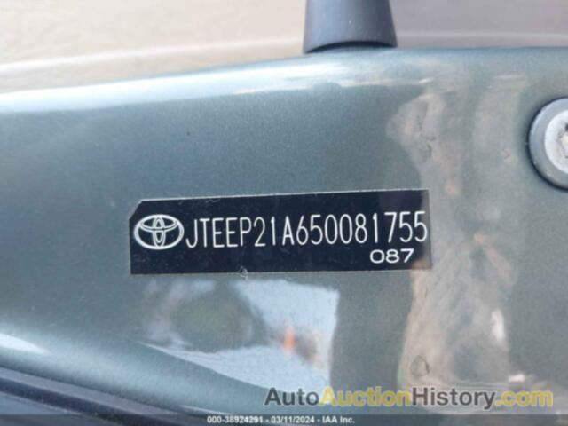 TOYOTA HIGHLANDER V6, JTEEP21A650081755