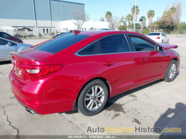 HYUNDAI SONATA SE, 5NPE24AF8HH444753