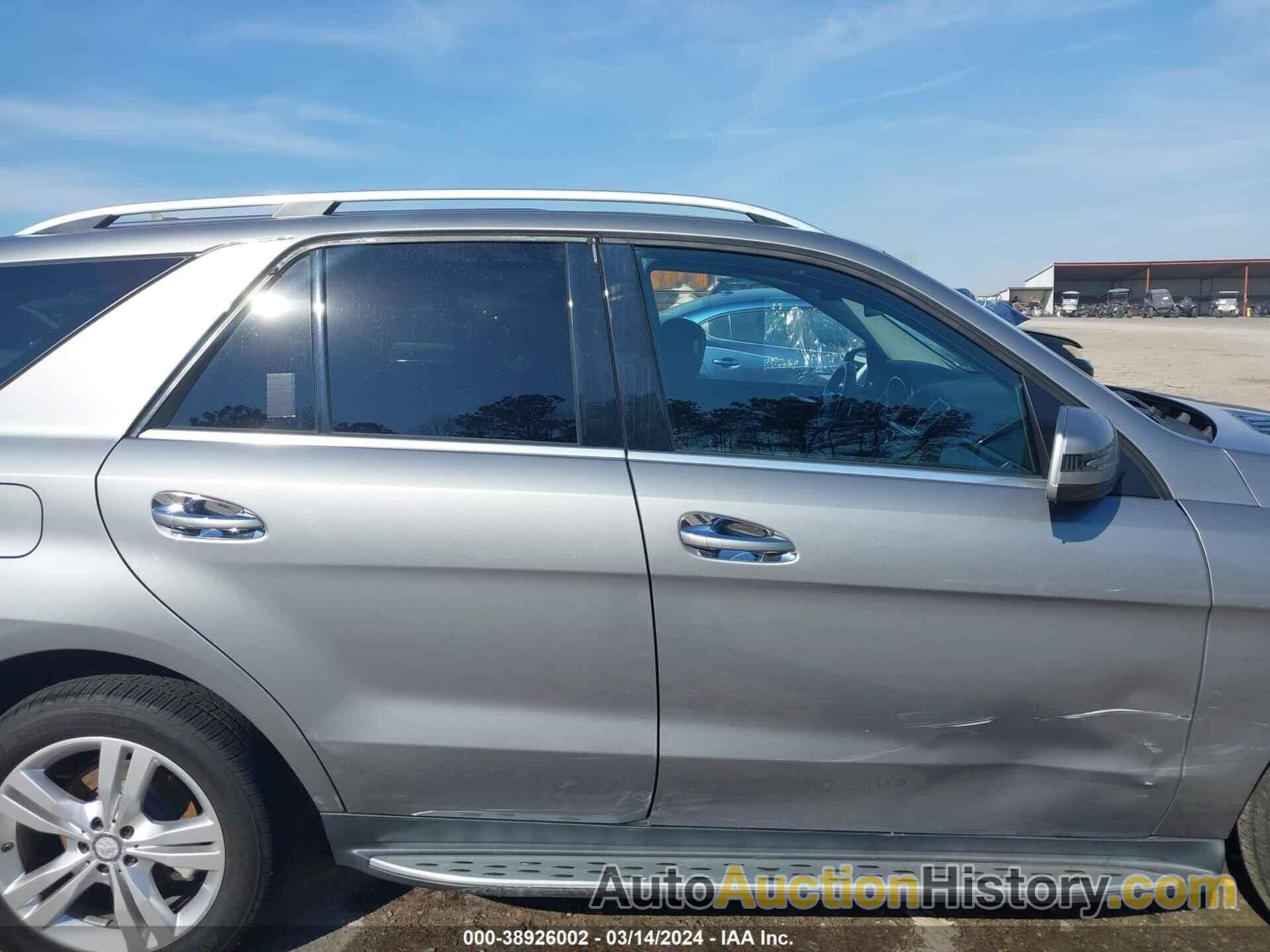 MERCEDES-BENZ ML 250 BLUETEC 4MATIC, 4JGDA0EB6FA560208