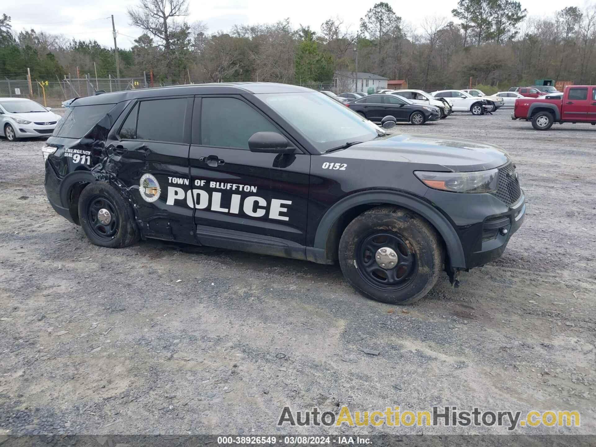 FORD EXPLORER POLICE INTERCEPTOR, 1FM5K8AB1MGA20152