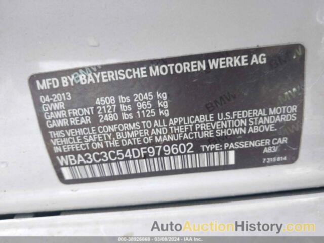 BMW 320I XDRIVE, WBA3C3C54DF979602