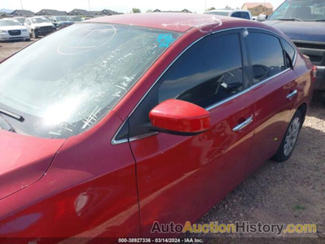 NISSAN SENTRA S, 3N1AB7AP8DL747182