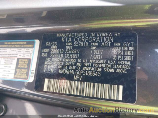 KIA SORENTO HYBRID EX, KNDRH4LG0P5188645