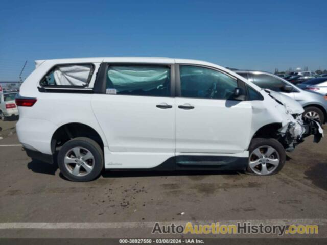 TOYOTA SIENNA L 7 PASSENGER, 5TDZK3DC2GS693846