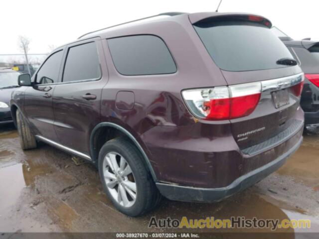 DODGE DURANGO CREW, 1C4RDJDG0CC213087