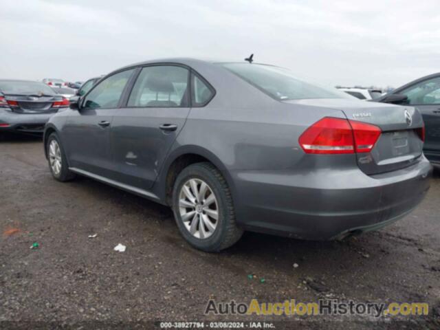 VOLKSWAGEN PASSAT 2.5L S, 1VWAH7A33CC019639