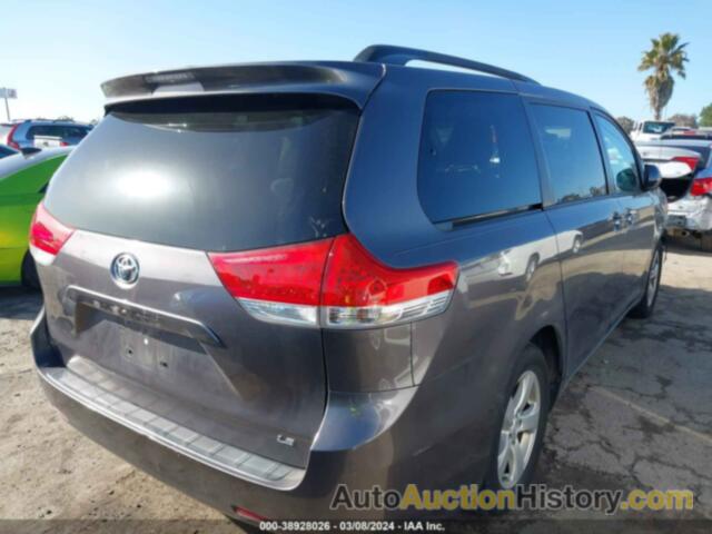 TOYOTA SIENNA LE V6 8 PASSENGER, 5TDKK3DC8ES509086