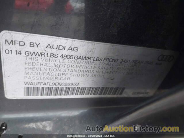 AUDI A4 2.0T PREMIUM, WAUFFAFL9EN028953