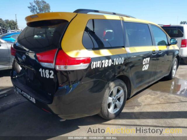 TOYOTA SIENNA LE, 5TDKK3DC5ES477116