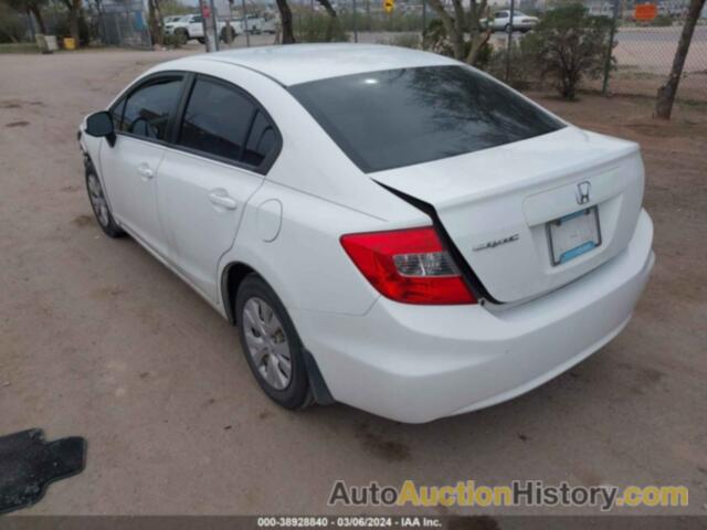 HONDA CIVIC LX, 2HGFB2F59CH309065