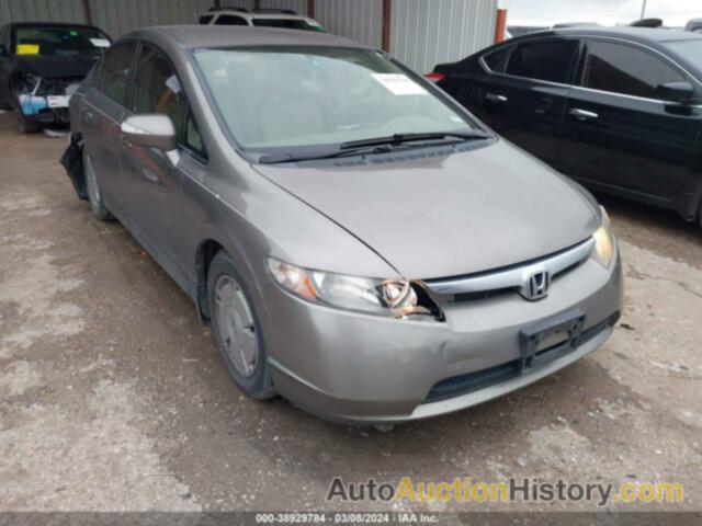 HONDA CIVIC HYBRID, JHMFA36288S019041