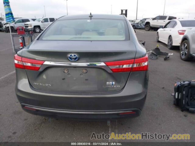 TOYOTA AVALON HYBRID LIMITED, 4T1BD1EB7DU007857