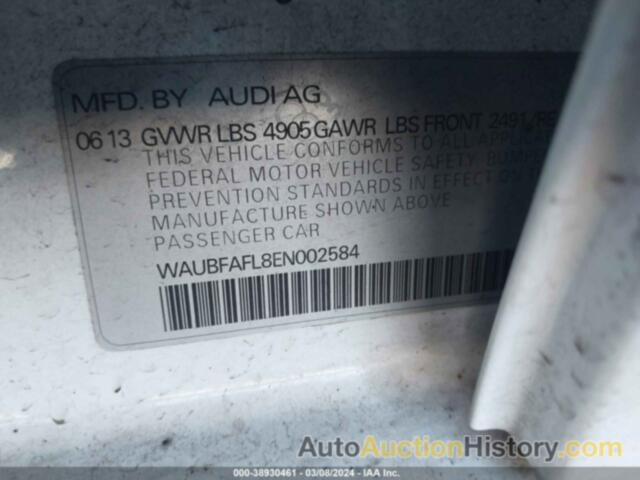 AUDI A4 PREMIUM, WAUBFAFL8EN002584