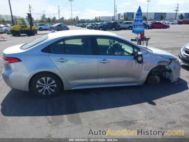 TOYOTA COROLLA HYBRID LE, JTDEAMDE6NJ049351